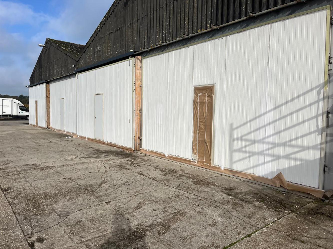 Preparación para pulverizar puertas